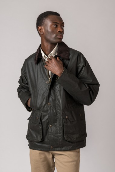 CHAQUETA ENCERADA BURLEY BRITISH VERDE