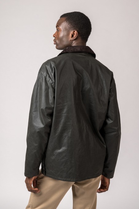 BURLEY BRITISH WAXED JACKET GREEN BURLEY BRITISH WAXED JACKET GREEN