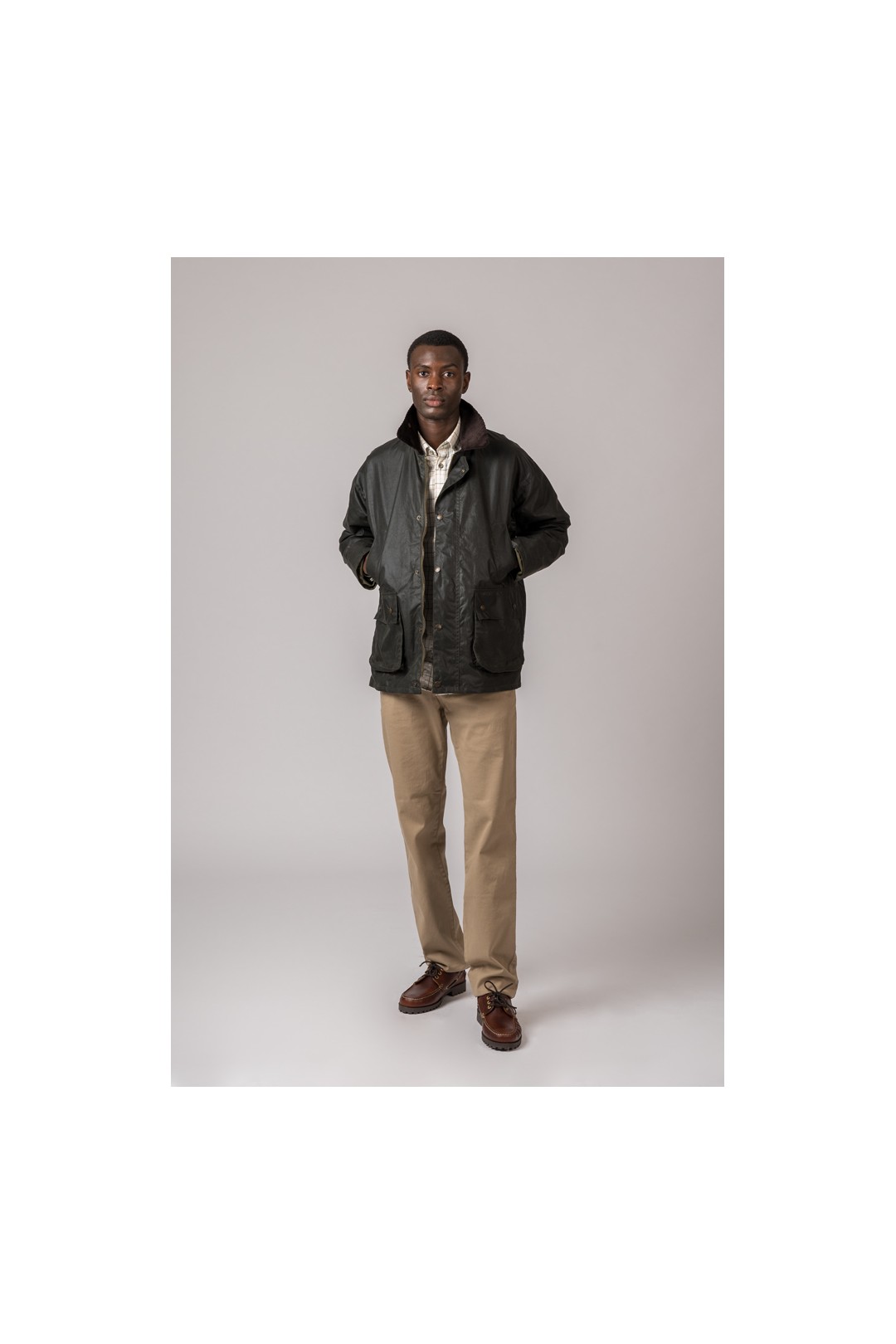 BURLEY BRITISH WAXED JACKET GREEN