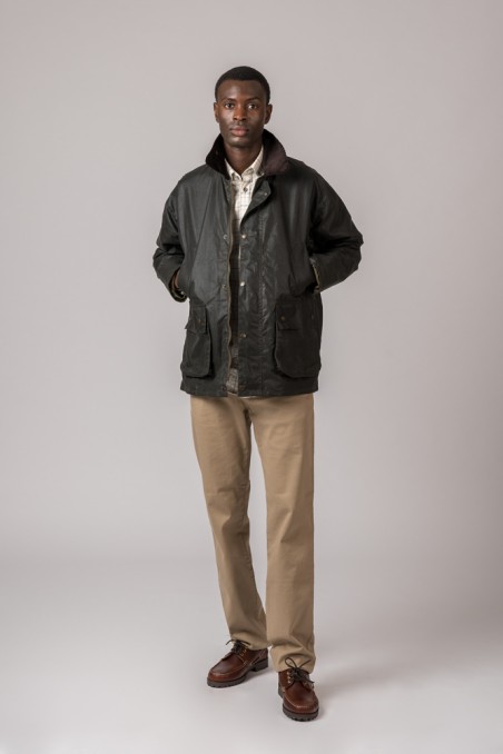 BURLEY BRITISH WAXED JACKET GREEN BURLEY BRITISH WAXED JACKET GREEN
