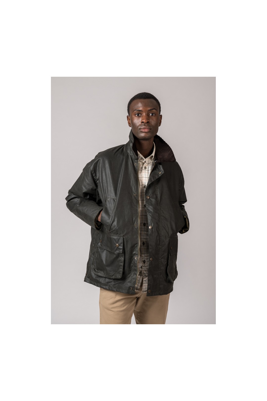 BURLEY BRITISH WAXED JACKET GREEN