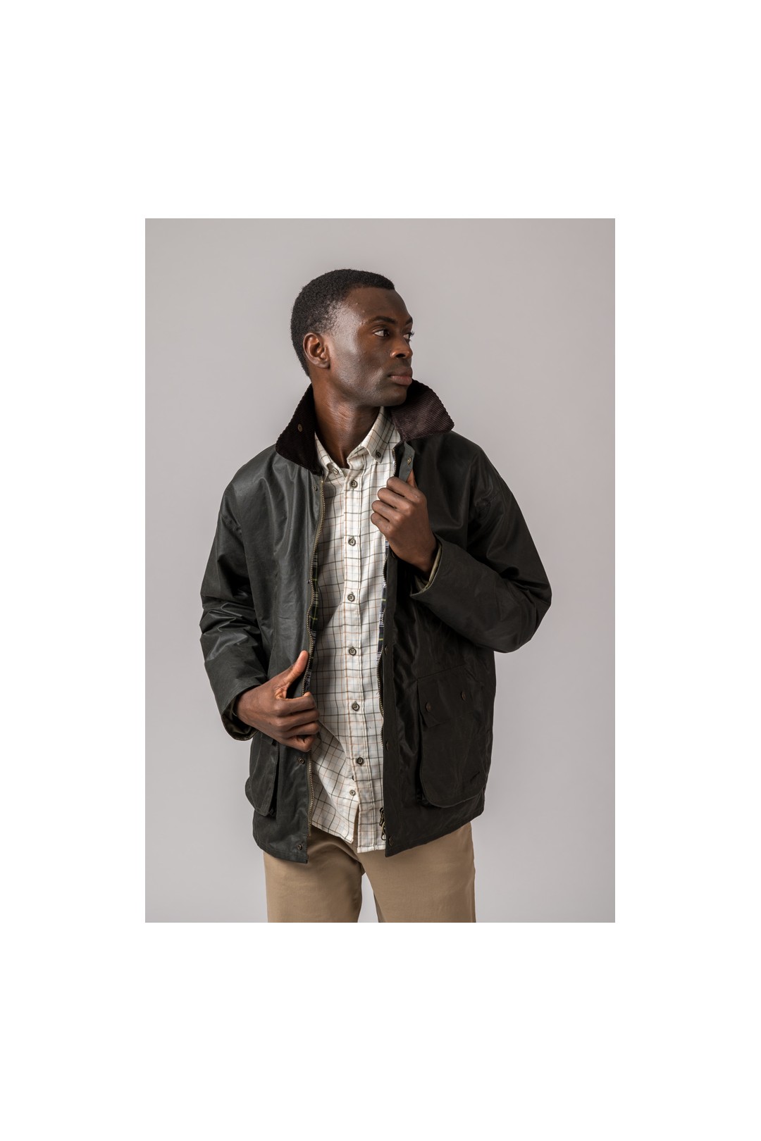 BURLEY BRITISH WAXED JACKET GREEN