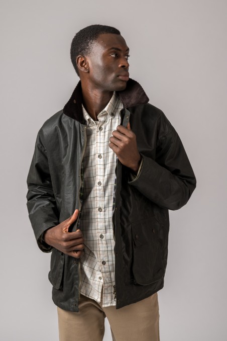 BURLEY BRITISH WAXED JACKET GREEN BURLEY BRITISH WAXED JACKET GREEN
