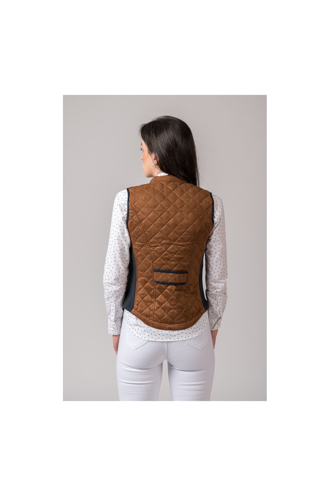 GILET FEMME DAIM DAIM CUIVRE