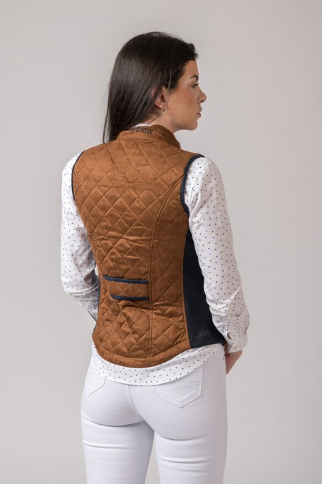 CHALECO MUJER ACEDERA ANTELINA COBRE