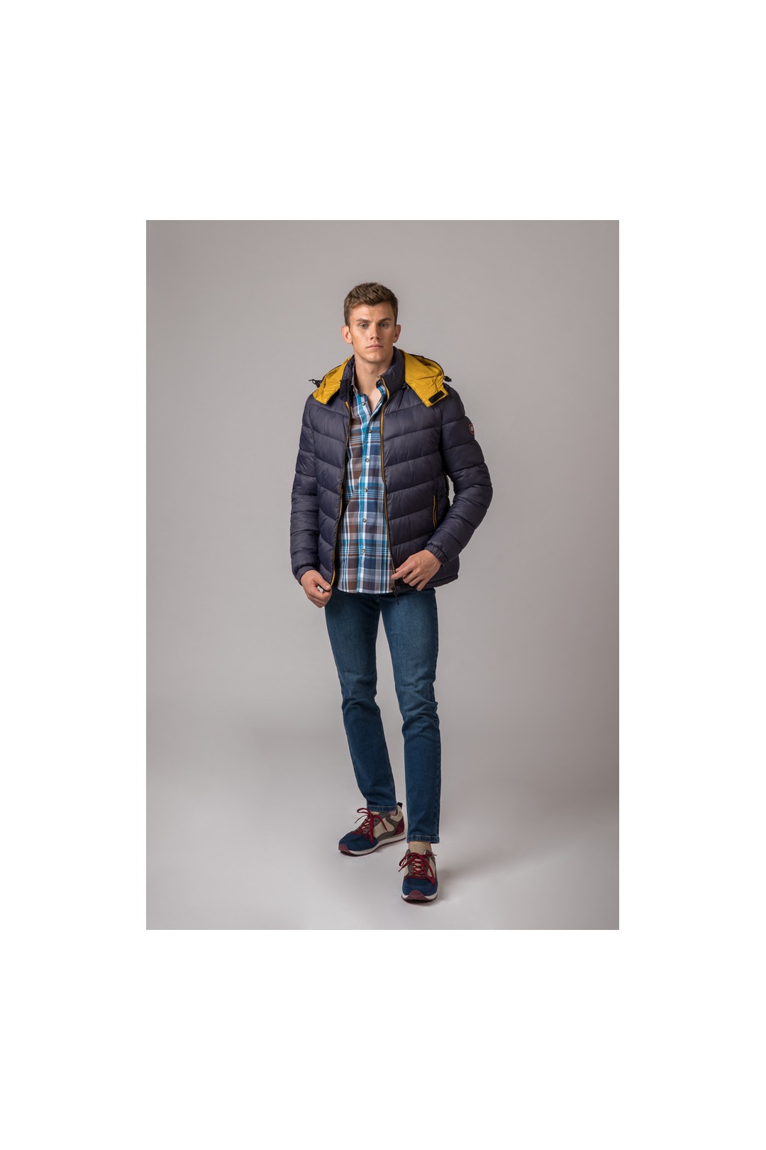 CAZADORA HOMBRE OSLO AZUL MARINO