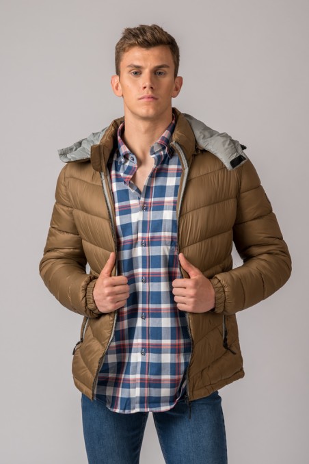 CAZADORA HOMBRE OSLO CAMEL