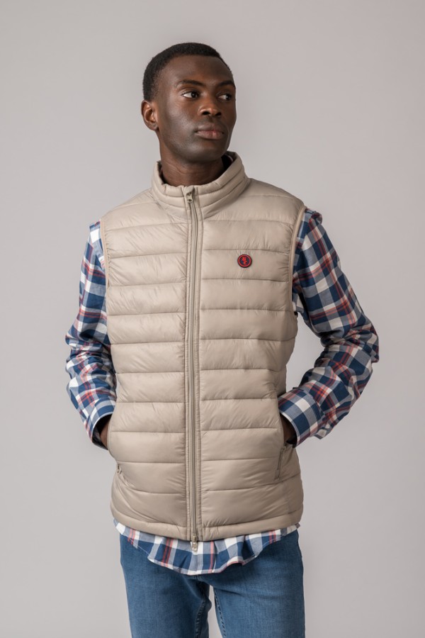 CHALECO DE HOMBRE LUGO BEIGE