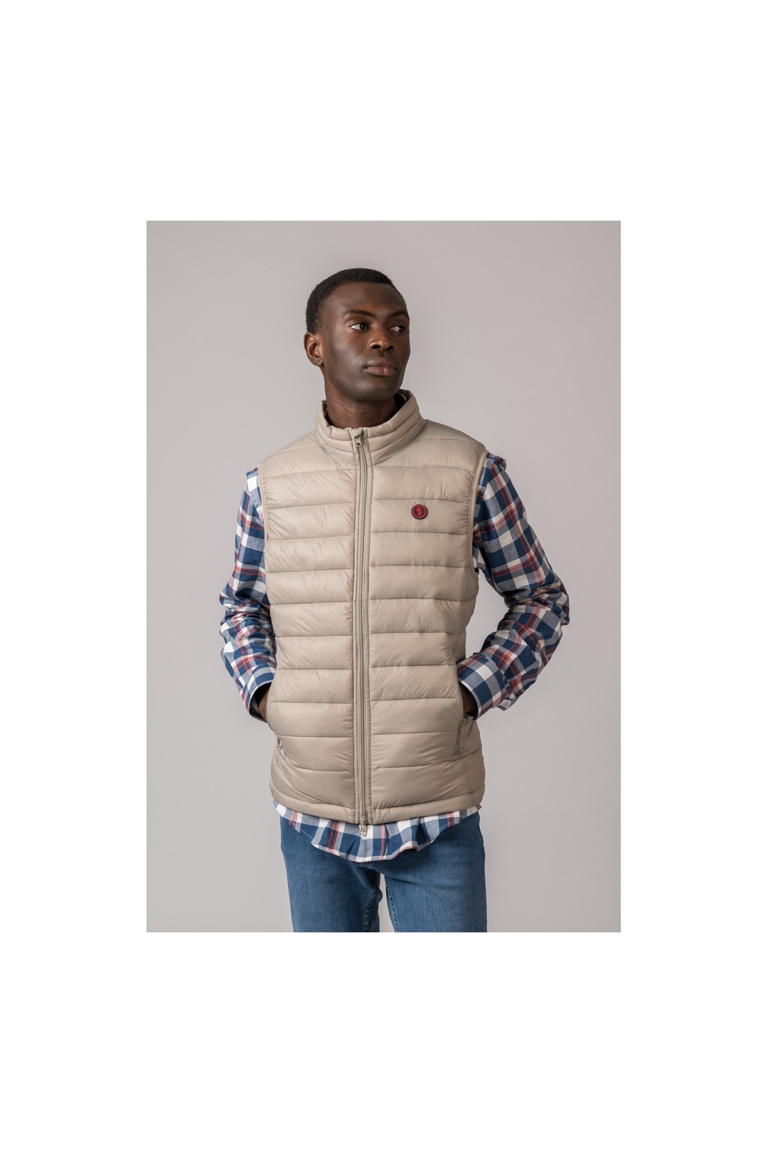 CHALECO DE HOMBRE LUGO BEIGE