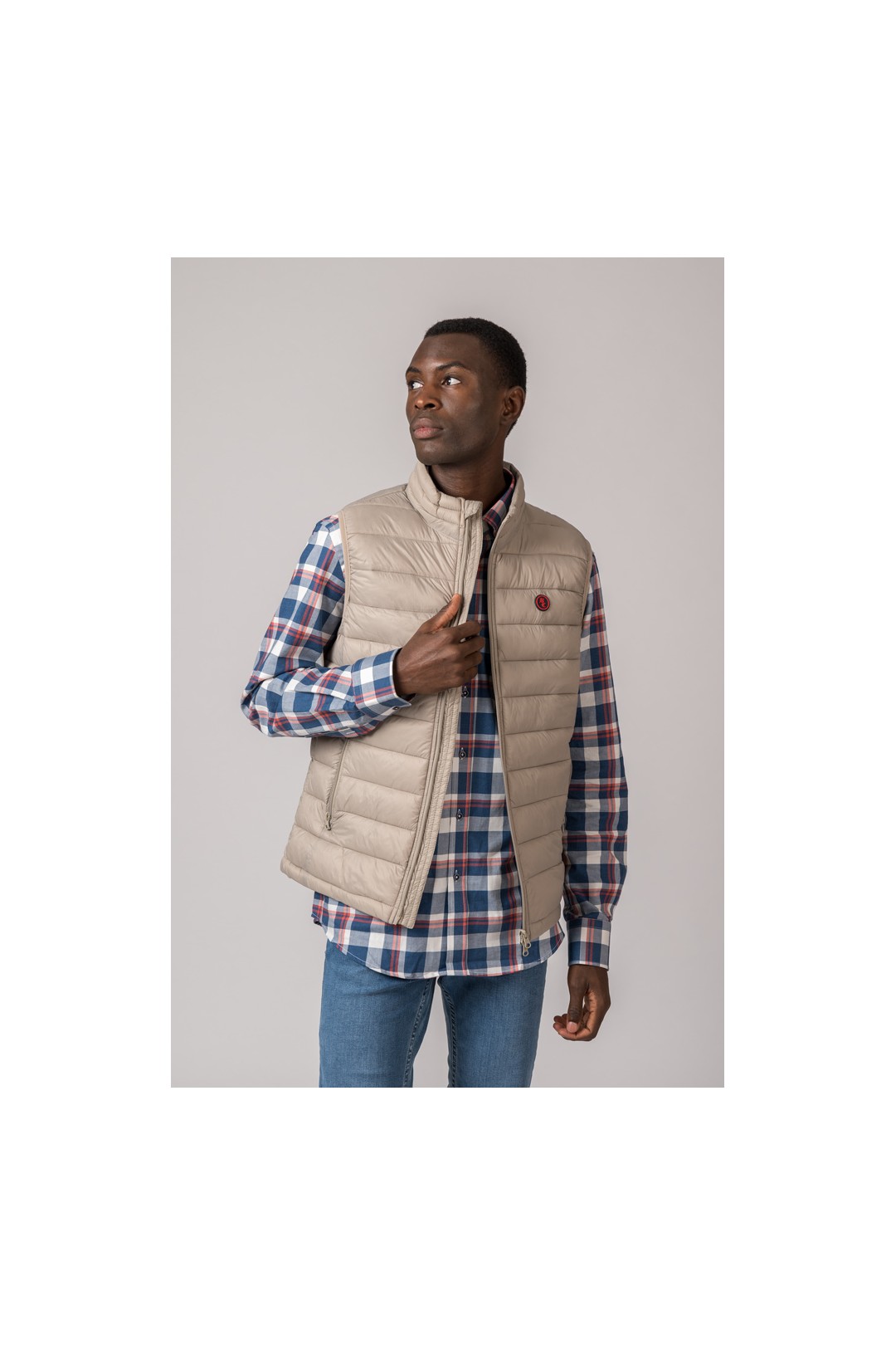 CHALECO DE HOMBRE LUGO BEIGE