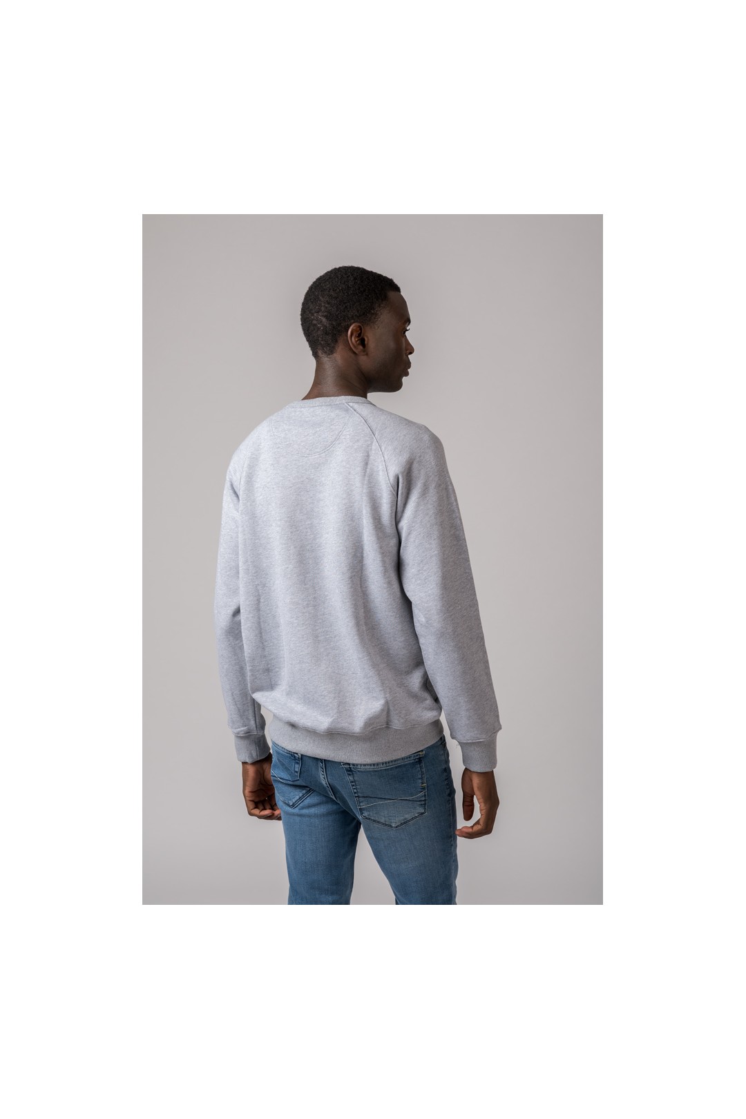 SUDADERA VESPA BRITISH GRIS CLARO