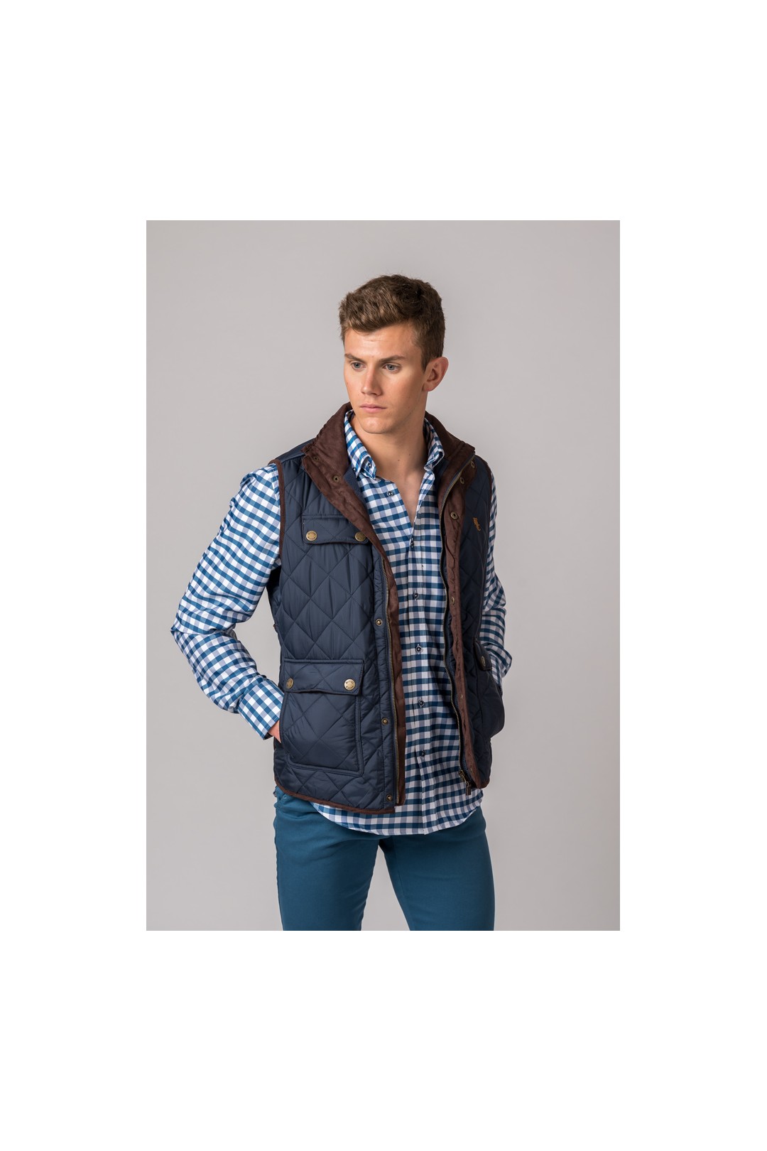 CHALECO HOMBRE OPORTO AZUL MARINO