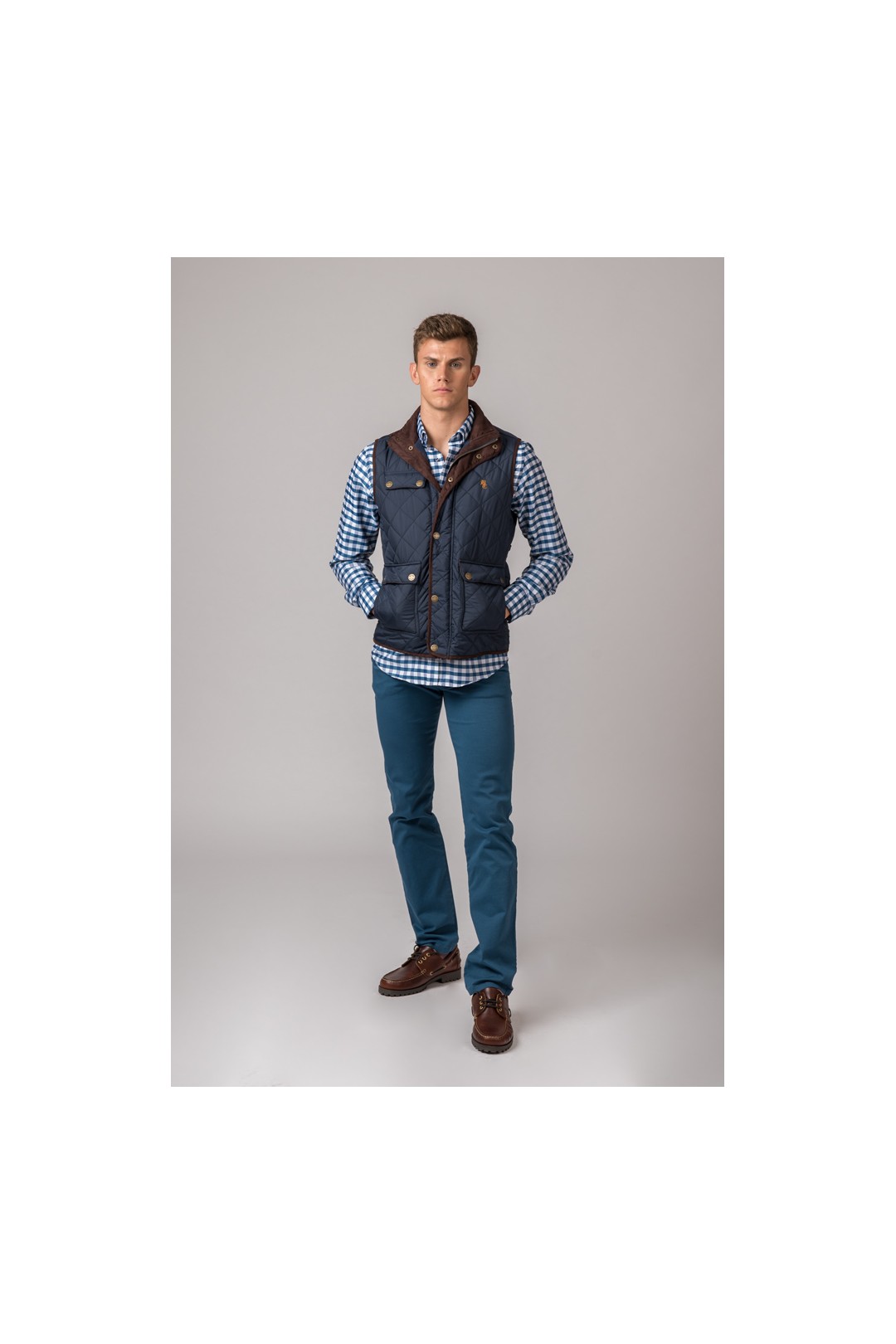 GILET HOMME PORTO BLEU MARINE