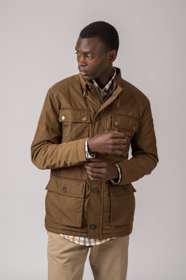 PARKA 4 BOLSILLOS WEST CAMEL
