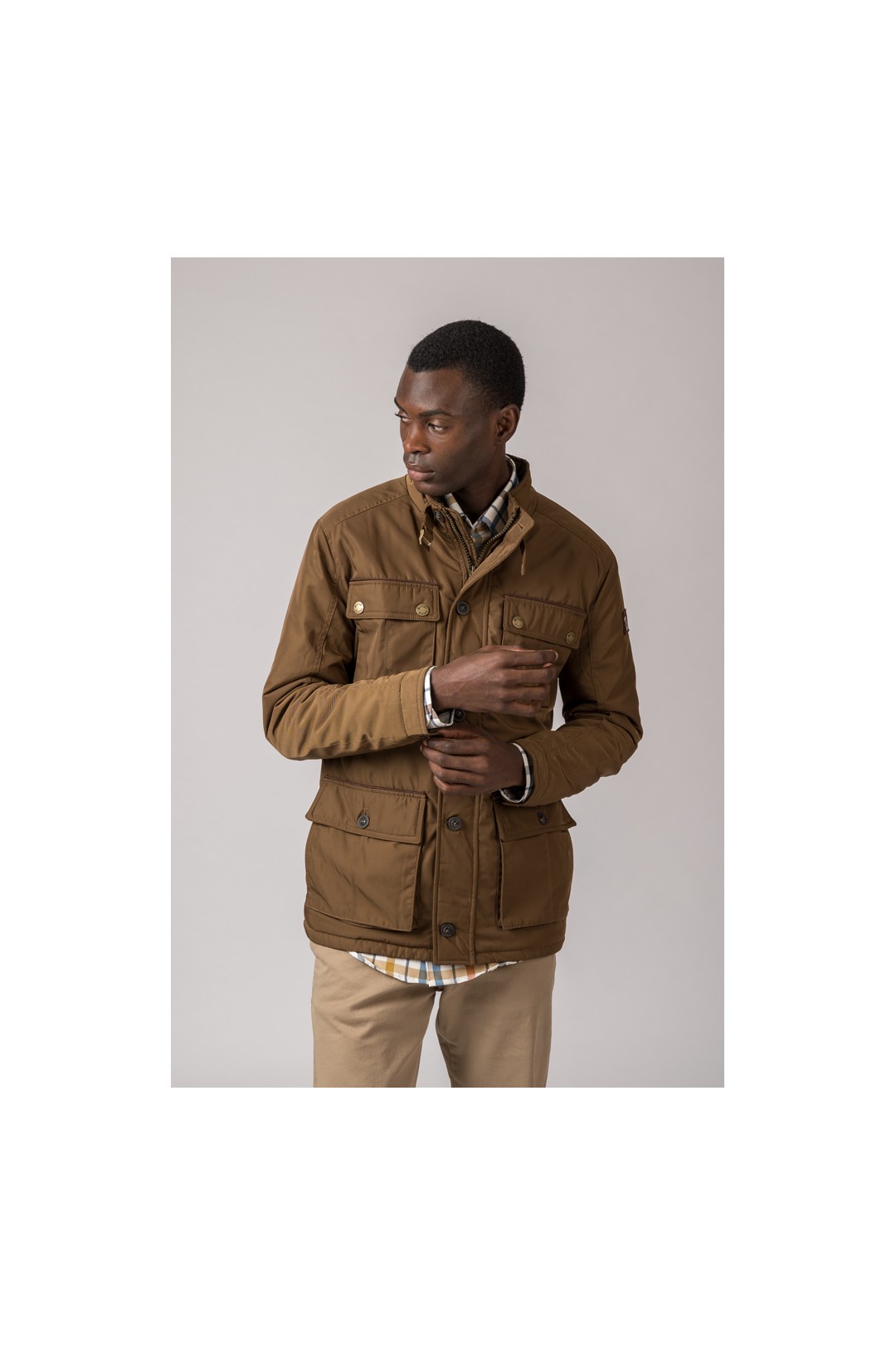 PARKA 4 BOLSILLOS WEST CAMEL