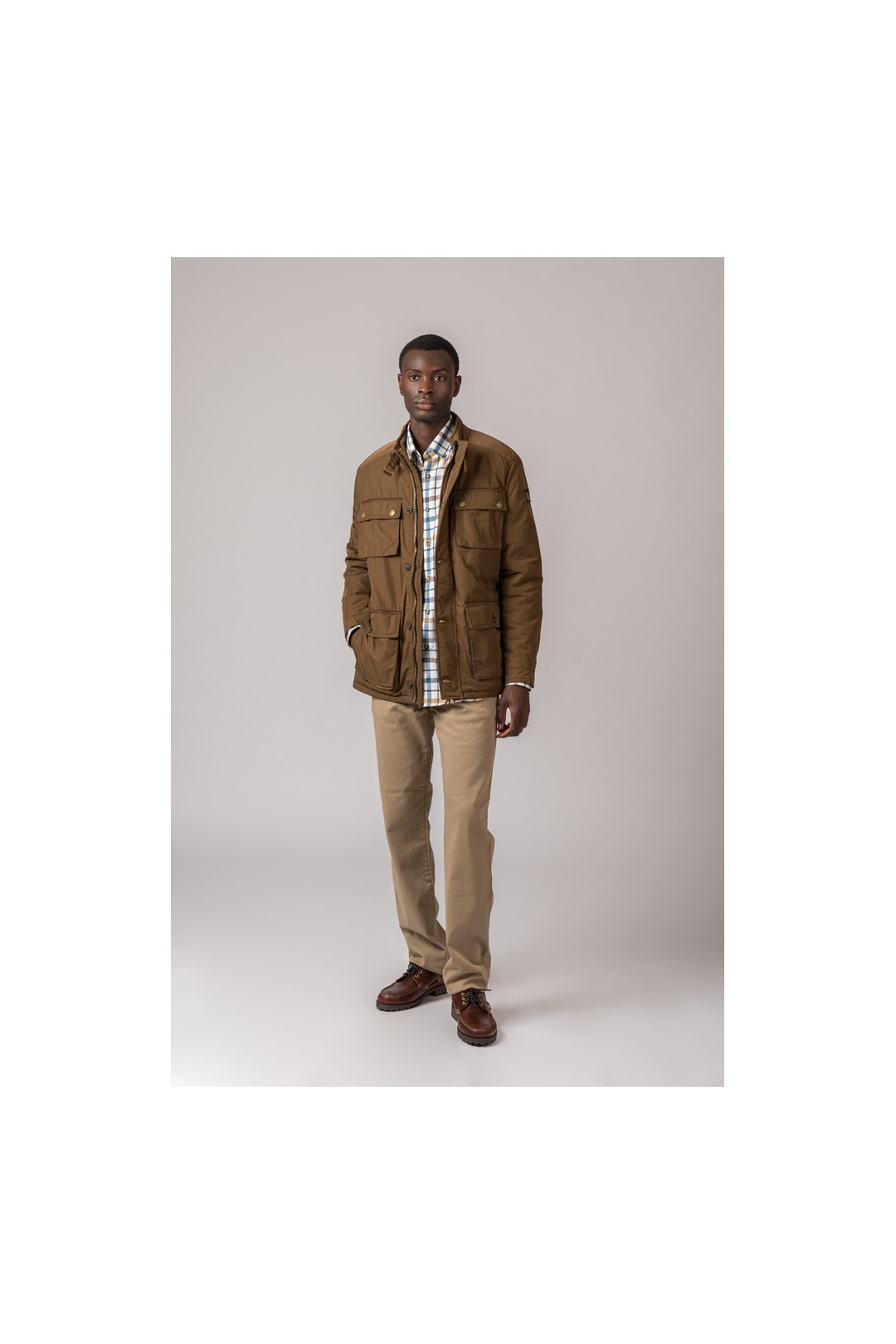PARKA 4 BOLSILLOS WEST CAMEL