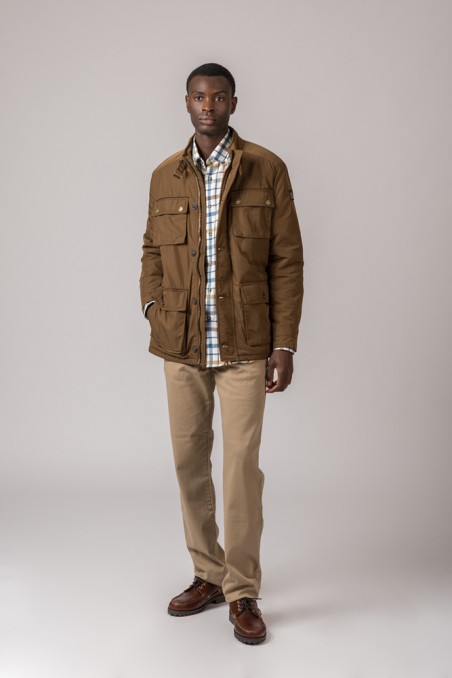 PARKA 4 BOLSILLOS WEST CAMEL