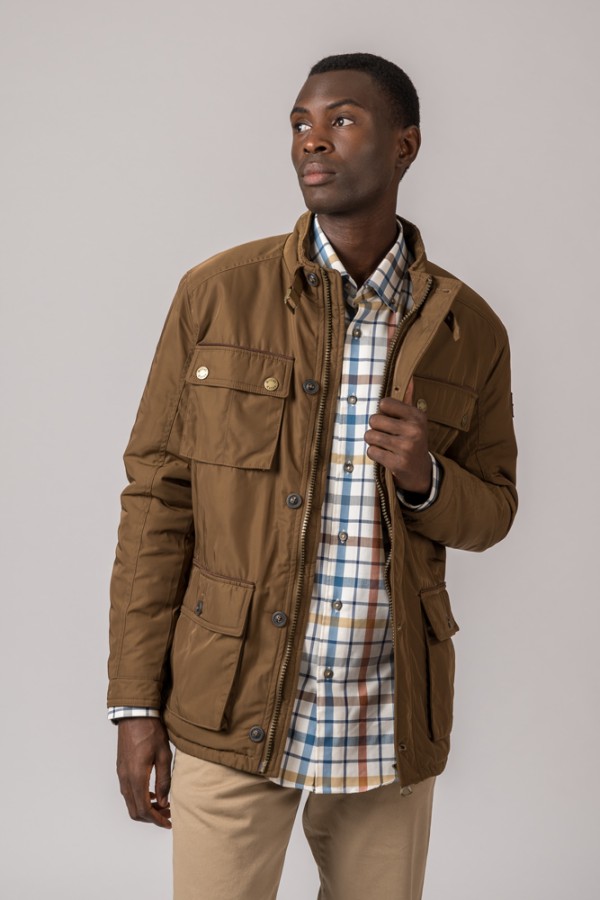 PARKA 4 BOLSILLOS WEST CAMEL 2