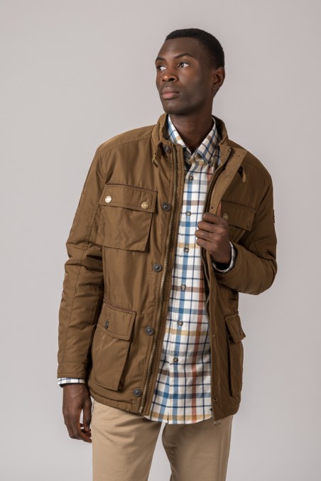 PARKA 4 BOLSILLOS WEST CAMEL