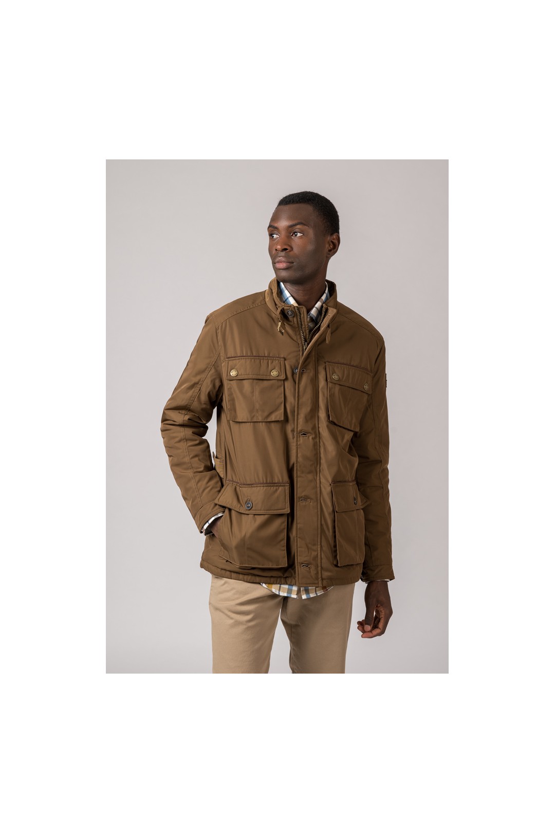 PARKA 4 BOLSILLOS WEST CAMEL