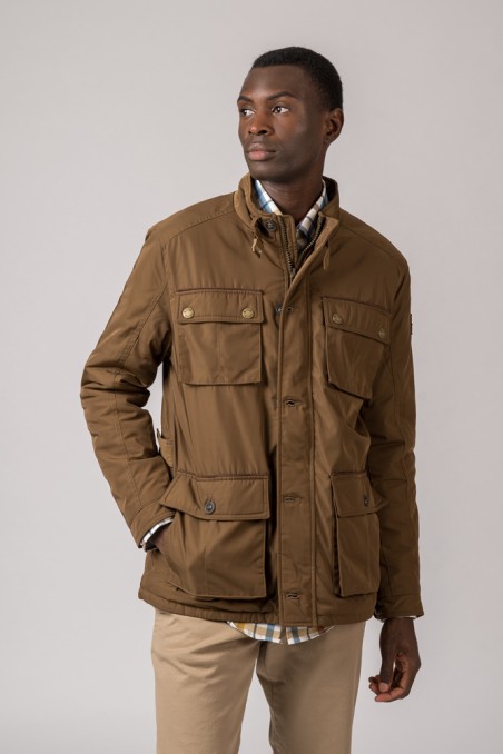 PARKA 4 BOLSILLOS WEST CAMEL