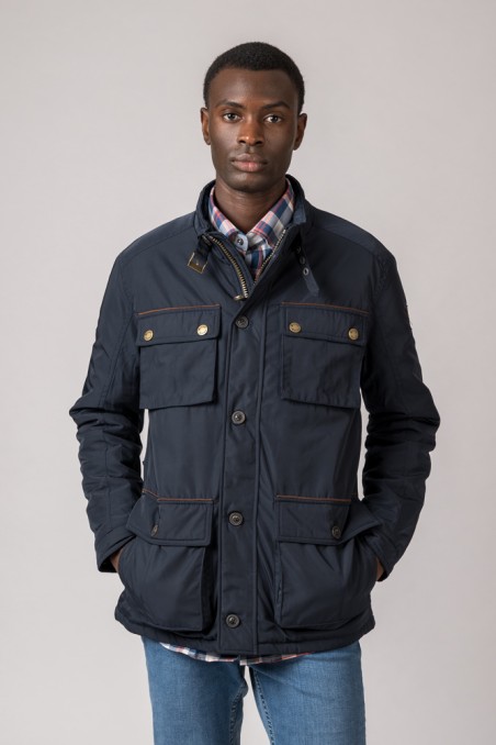 PARKA 4 BOLSILLOS WEST AZUL MARINO PARKA 4 BOLSILLOS WEST AZUL MARINO