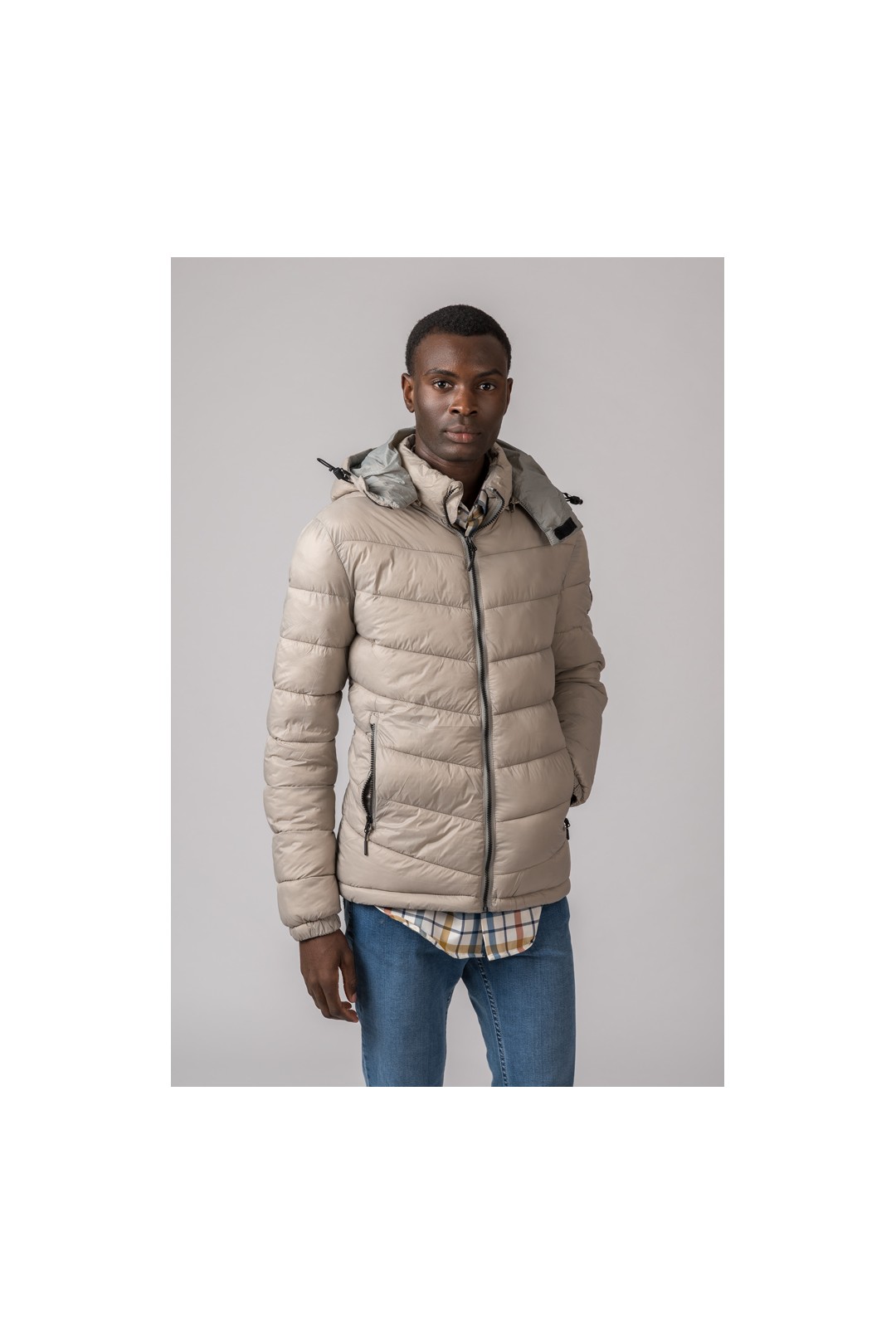CAZADORA HOMBRE OSLO BEIGE