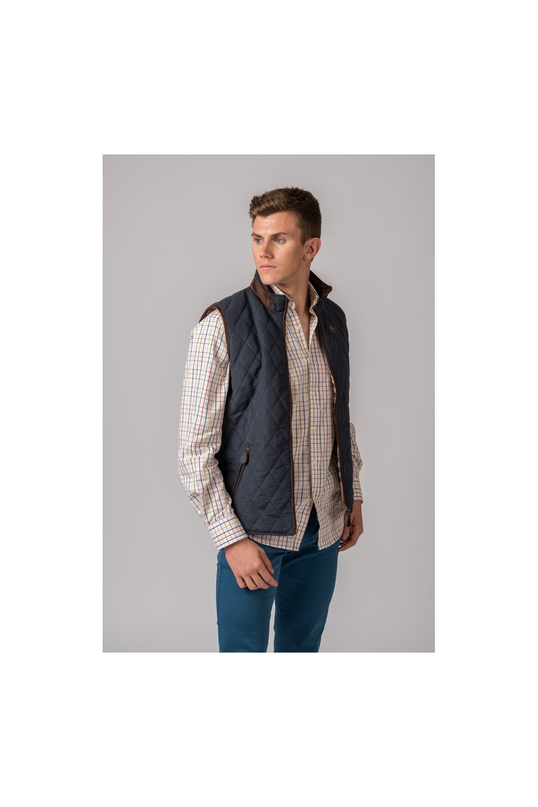 GILET CROTISH POUR HOMME BLEU MARINE