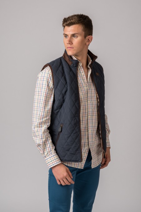 GILET CROTISH POUR HOMME BLEU MARINE