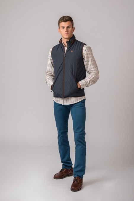 GILET CROTISH POUR HOMME BLEU MARINE