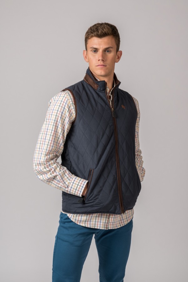 CHALECO HOMBRE CRO BRITISH AZUL MARINO