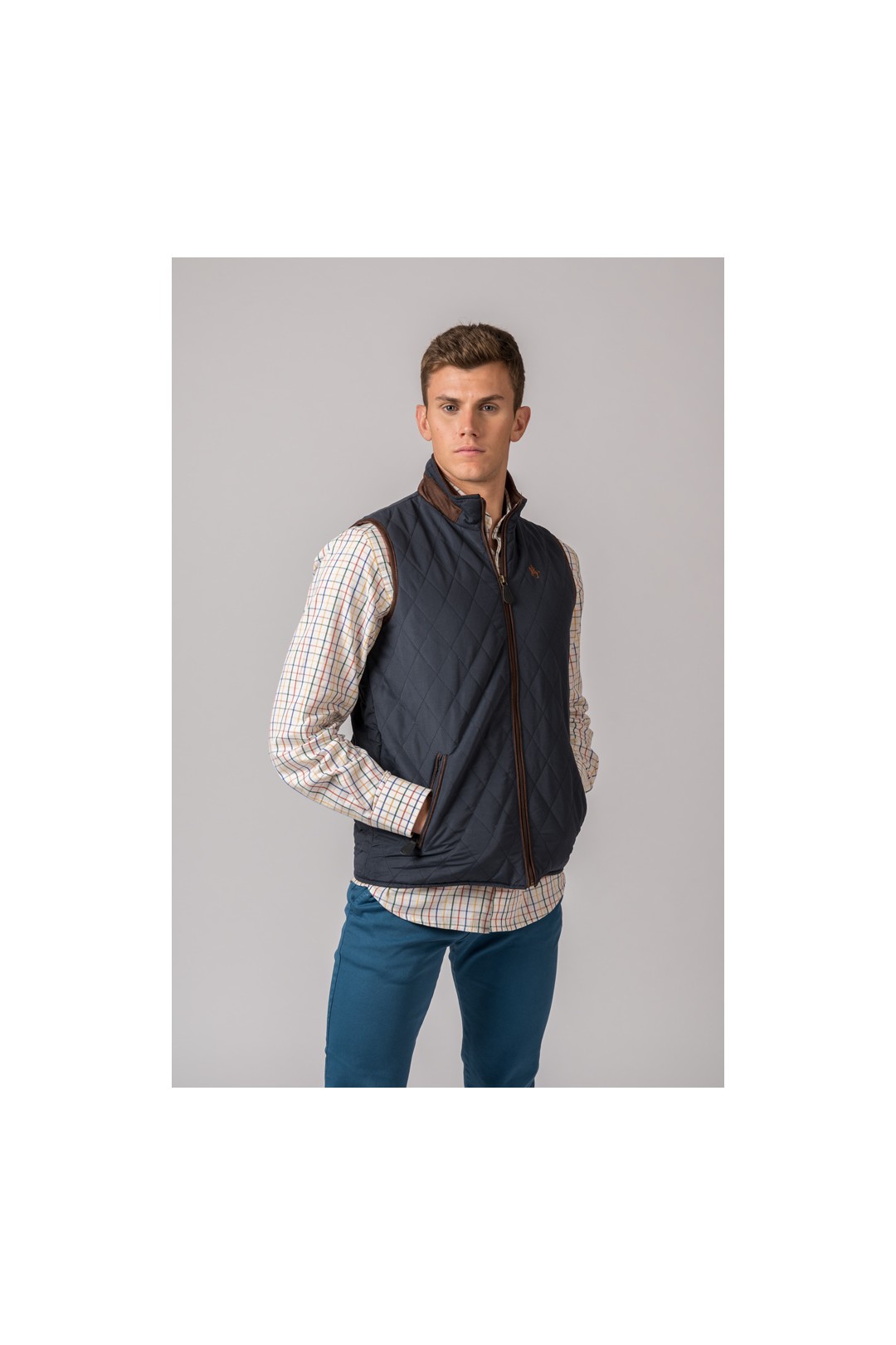 CHALECO HOMBRE CRO BRITISH AZUL MARINO