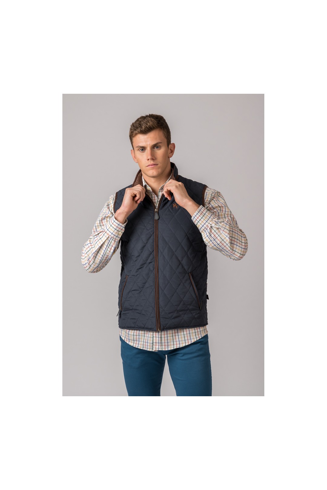 GILET CROTISH POUR HOMME BLEU MARINE