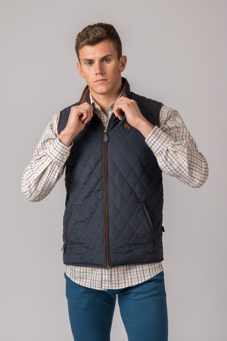 GILET CROTISH POUR HOMME BLEU MARINE