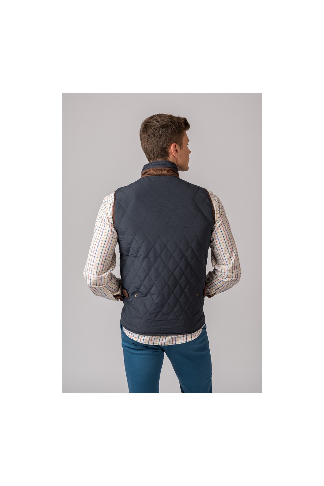 GILET CROTISH POUR HOMME BLEU MARINE