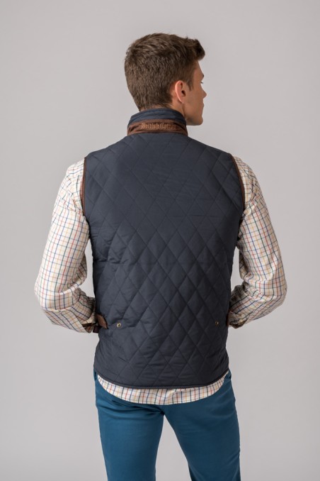 GILET CROTISH POUR HOMME BLEU MARINE