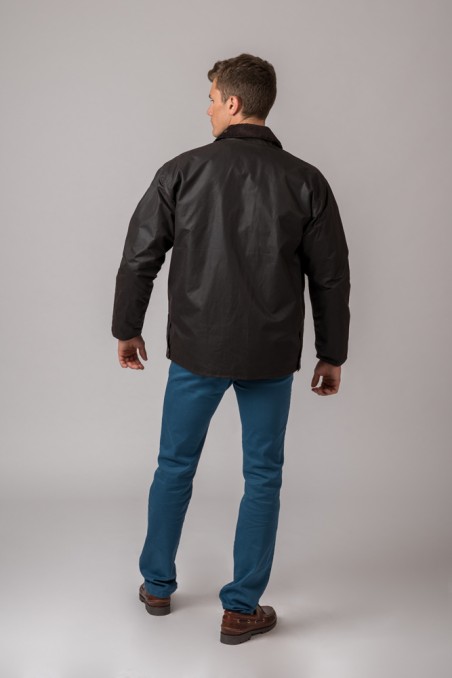 BURLEY BRITISH WAXED JACKET BROWN