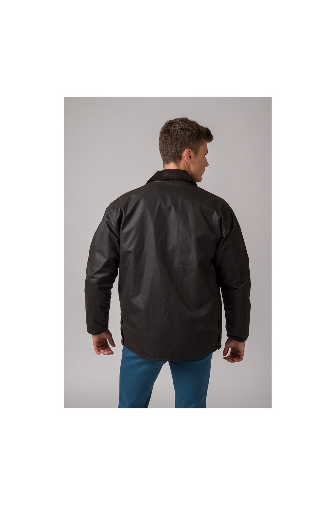 BURLEY BRITISH WAXED JACKET BROWN