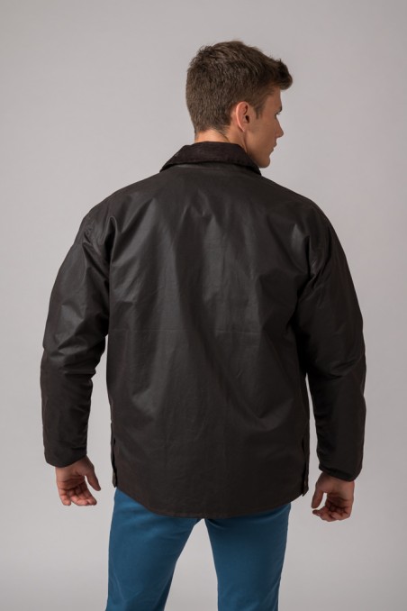 BURLEY BRITISH WAXED JACKET BROWN