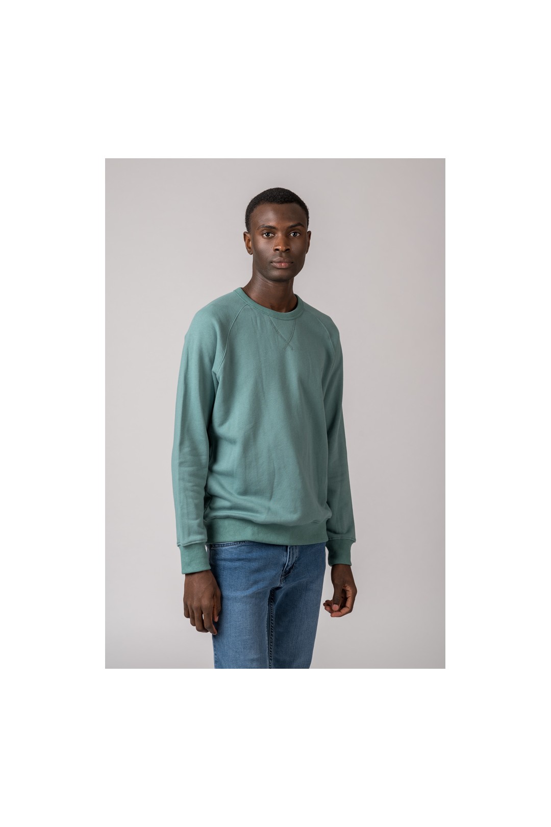 SUDADERA BORDADO BC VERDE PETROL