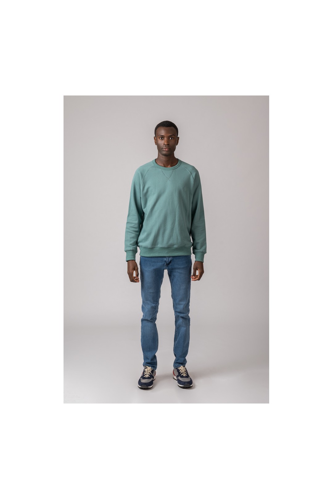 SUDADERA BORDADO BC VERDE PETROL