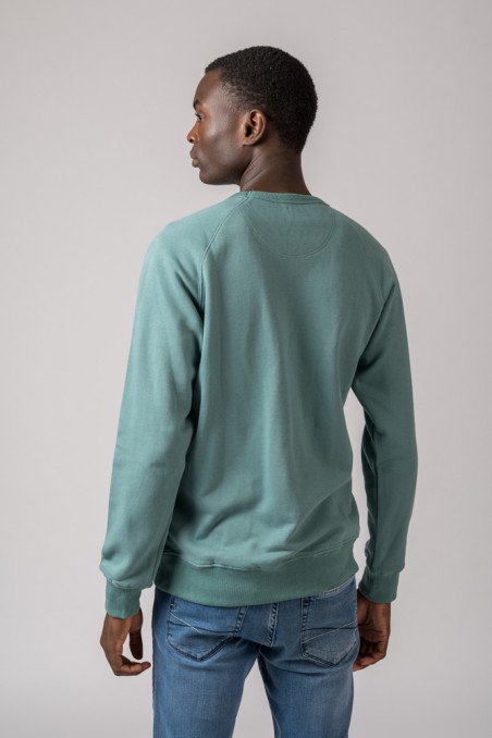 SUDADERA BORDADO BC VERDE PETROL