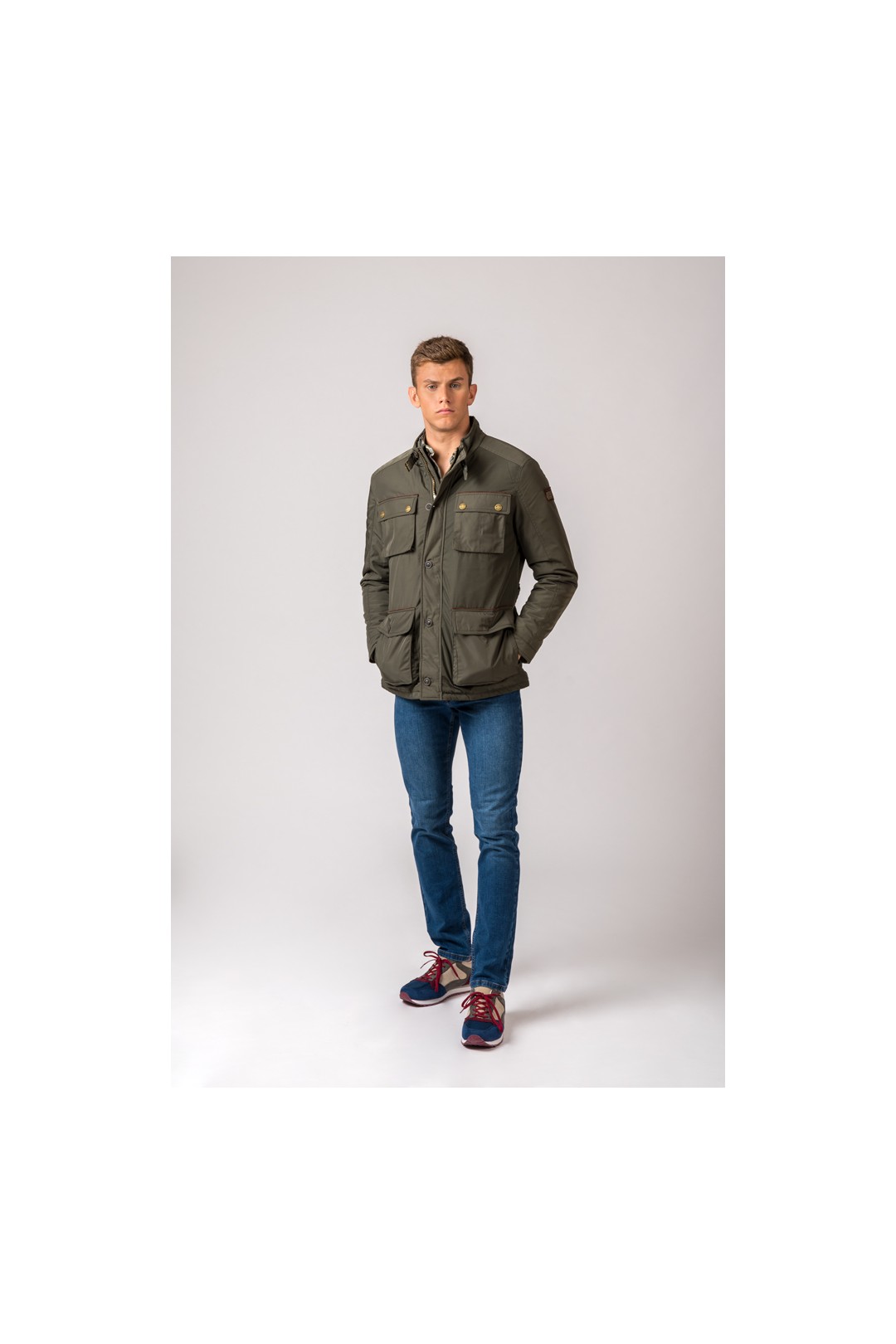 PARKA 4 BOLSILLOS WEST VERDE