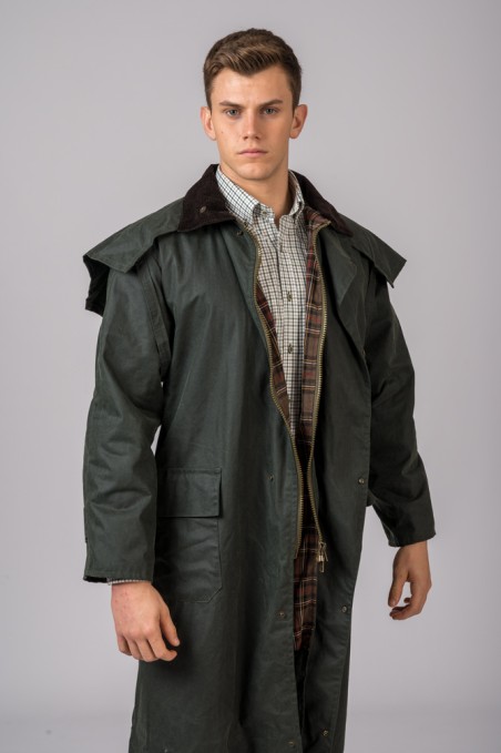 NOUVEAU MANTEAU LONG OUTBACK VERT
