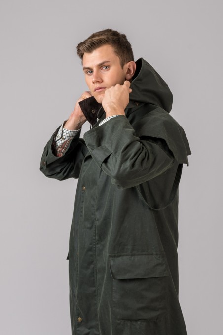 NOUVEAU MANTEAU LONG OUTBACK VERT