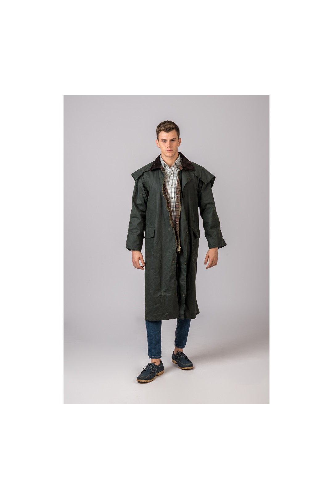 NOUVEAU MANTEAU LONG OUTBACK VERT
