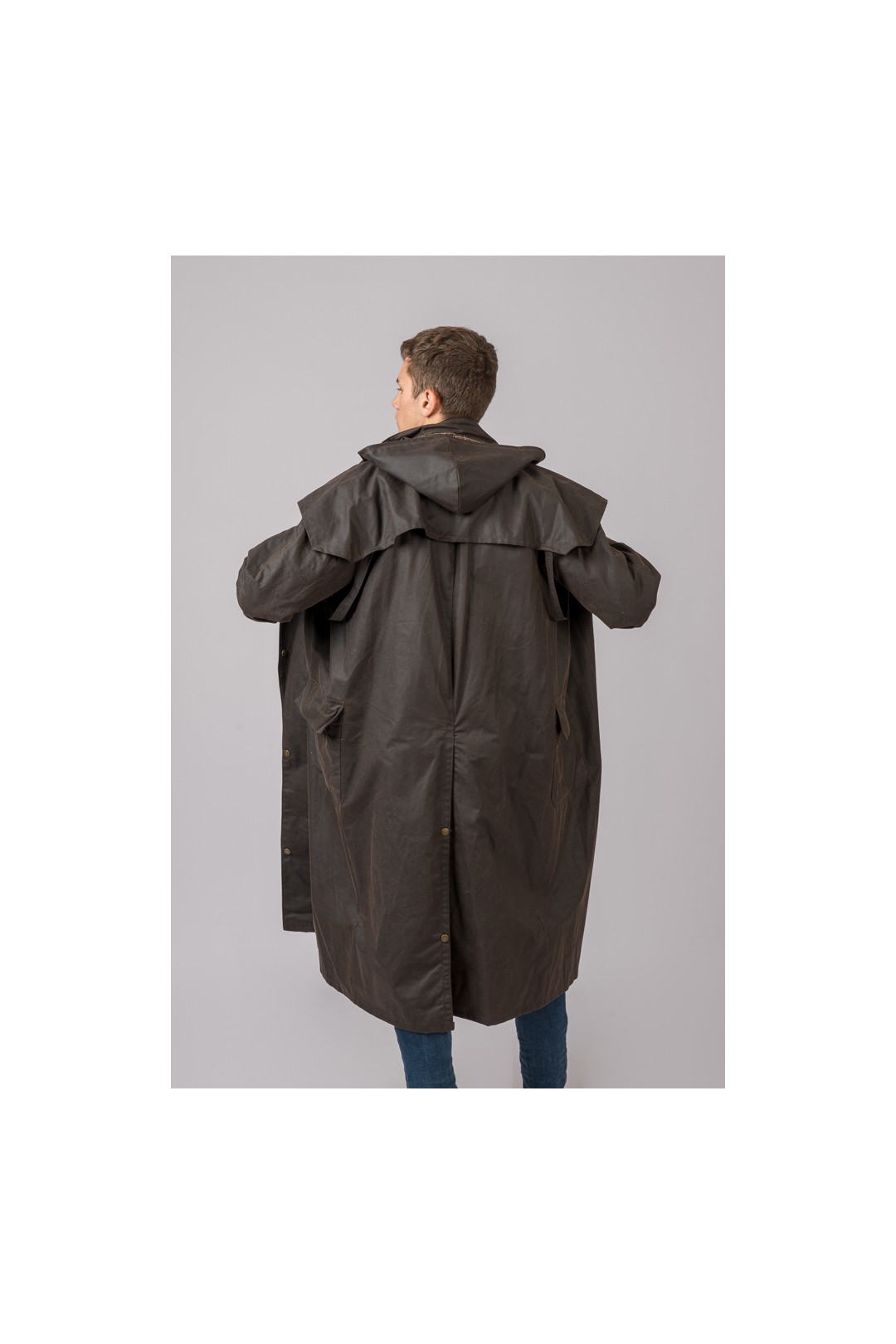 NOUVEAU MANTEAU LONG OUTBACK MARRON