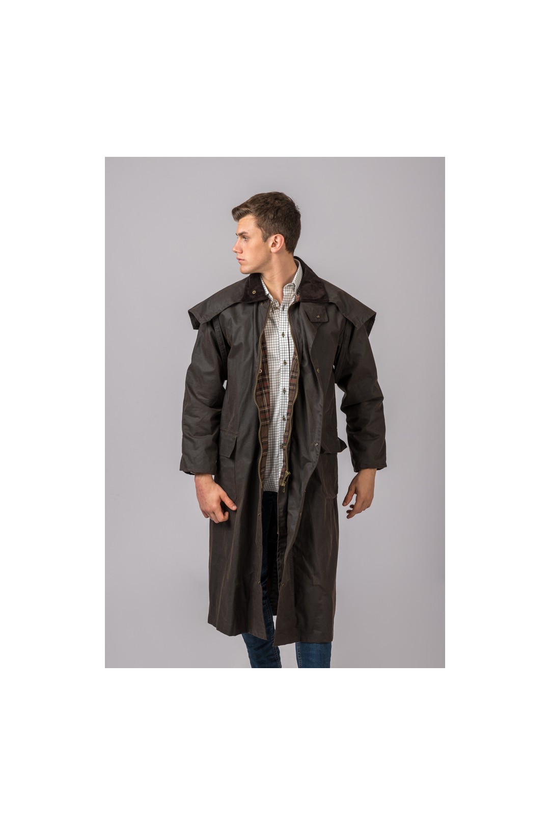 NOUVEAU MANTEAU LONG OUTBACK MARRON