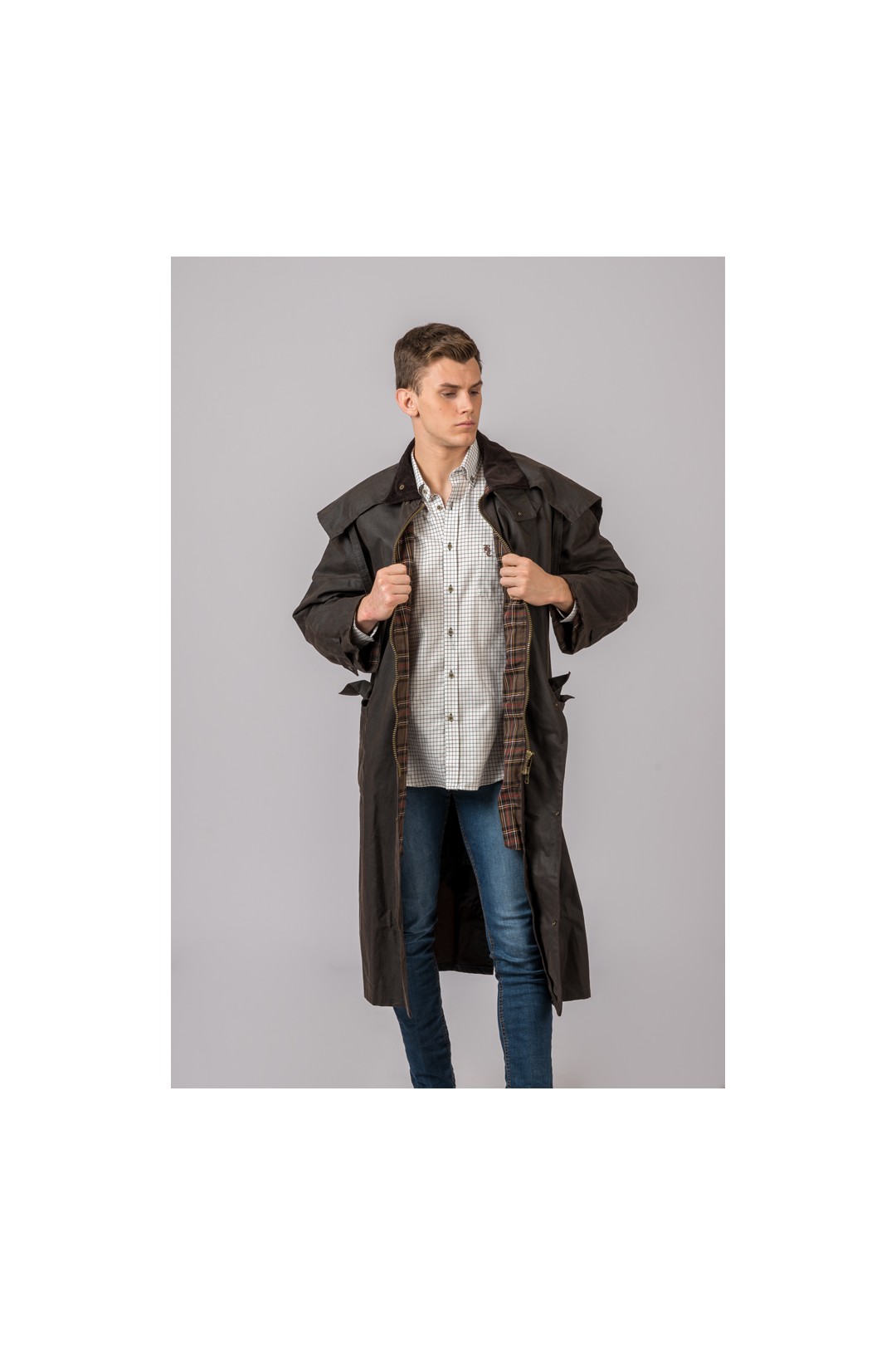 NOUVEAU MANTEAU LONG OUTBACK MARRON