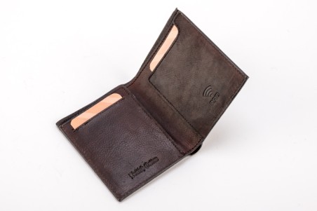 CARTERA TARJETERO DE CABALLERO EN PIEL MODELO BRITISH